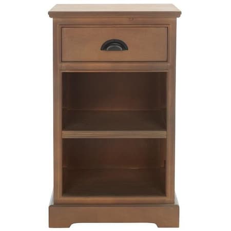 Safavieh Griffin Side Table- Washed Natural Pine - 30 x 13.75 x 17.75 in. AMH5719B